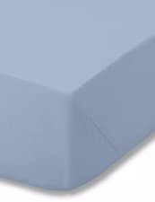 Image of Catherine Lansfield Brushed Cotton Double Fitted Sheet Blue - Double