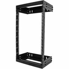 Image of Startech 2-Post 18U Heavy-Duty Wall Mount Network Rack 19" Open Frame Server Rac