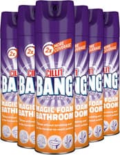 Image of Cillit Bang Magic Foam Bathroom Cleaner, Powerful Active Formula, Brilliant Shin