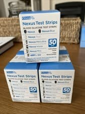 Image of GlucoRx Nexus Blood Glucose Test Strips 250 Expiry Feb/March 27 FREE P&P