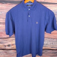 Image of Tommy Hilfiger Polo Vintage Royal Blue Large New