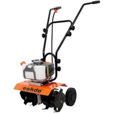 Image of Eskde Petrol Garden Tiller 43cc 2-Stroke 6 Blade Mini Cultivator Rotavator