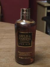 Image of Baylis & Harding Black Pepper & Ginseng Hair & Body Wash 300ml New