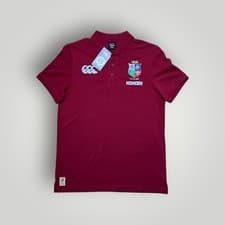 Image of Canterbury British & Irish Lions Rugby Polo Shirt Red Size S Official BNWT