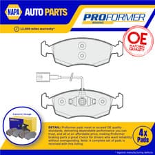 Image of Brake Pads Set fits FIAT PUNTO 199 1.2 Front 2012 on Proformer 77365729 New
