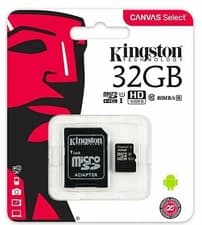 Image of Kingston Micro SD Card 32GB 64GB 128GB SDHC SDXC Memory Card with Adapter