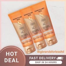 Image of 3 X Sanctuary Spa Antibacterial Hand Cream 75ml Shea & Aloe Vegan RRP £21