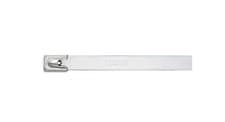 Image of 100x Panduit Cable Tie Assemblies, , 838mm x 7.9 mm, Natural 316 Stainless Steel