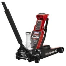 Image of Sealey 3200LEHL Low Profile High Lift Trolley Jack with Rocket Lift 2 & 3 Tonne
