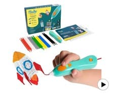 Image of 3Doodler Start+ Essentials 3D Printing Pen Set – Safe Pen + 72 Refills
