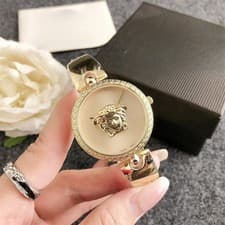 Image of VERSACE 35mm Women's Luxurious Wrist Quartz Watch with box