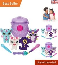 Image of Mixlings Sparkle Magic Mega 4 Pack - Interactive Wand & Exclusive Mixlings