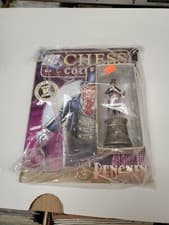 Image of Eaglemoss DC Chess Collection Issue 4 PENGUIN Black Knight Sealed Hand Painted