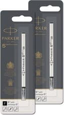 Image of PARKER 5th Pen Refills Set of 2 Black, Water-Based, 1950273X2