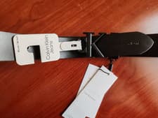 Image of Belt CALVIN KLEIN, Size 90 cm / 36'', Black, Genuine Leather, Unisex.