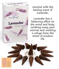 Image of STAMFORD Incense Dhoop Cones *Many Fragrance Insence Cone Scent Aromatherapy Spa