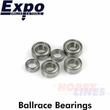 Image of Ballrace Bearings RC Model Car Bearing Upgrade Radio Control Various Sizes R/C