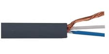 Image of 2-Core Screened Microphone Cable, 20/0.12mm, Black, 100m - PRO POWER