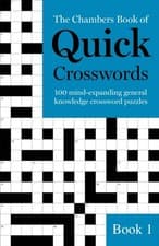Image of The Chambers Book of Quick Crosswords, Book 1 by Chambers (Paperback Book)