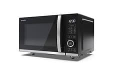 Image of SHARP YC QG204AU B Compact 20 Litre 800W Digital FLATBED Microwave with 1050W