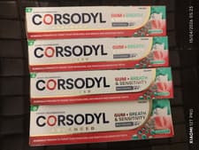 Image of 4 x Corsodyl Toothpaste Gum+ Sensitivity Whitening Toothpaste - 75ML X 4 PACKS