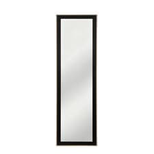 Image of Wooden Full Length Wall Mirror 35x110cm Vertical Horizontal Mounted Bedroom Hall
