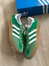 Image of Adidas Gazelle Indoor Green White Gum Size UK 6.5 - Brand New 📦