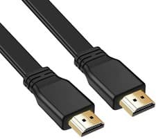 Image of HDMI Cable High Speed With Ethernet v2.0 Flat HDMI Lead HDTV 4K 2160p Screen TV