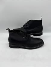 Image of Barbour Meays Chukka Chelsea Mens Boots Black Leather UK 11 EU 45 New