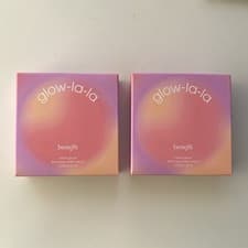 Image of X2 - Benefit Glow-la-la Nova Highlight Powder- LUNA Light Medium - BRAND NEW