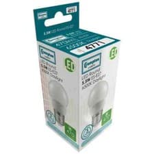 Image of 2 x CROMPTON Daylight LED Round Thermal Plastic 5.5W 6500K ES E27 4771