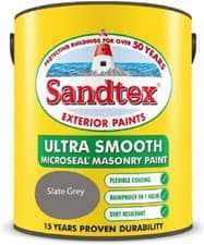 Image of Sandtex 5L Slate Grey Masonry Paint