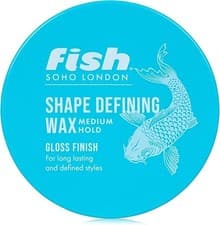 Image of Original Fish Shape Defining Men Hair Styling Barber Gloss Medium Hold Wax Cream