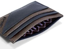 Image of TED BAKER Biglow Leather Card Holder, Navy with Gift Box (RRP £45)
