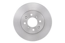 Image of 2x BOSCH 0986479594 Brake Disc Front 257.7mm Outer Diameter Fits Honda Jazz