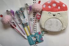 Image of Legami Unicorn Pencil Rubber Topper Hello Kitty Pen Squishmallows Pencil Case 