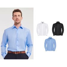 Image of Russell Collection Long sleeve tailored ultimate non-iron shirt 0R958M0