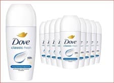 Image of Dove Roll On Classic Antiperspirant up to 48H of Protection with 3x50 ml pack