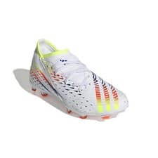 Image of adidas Predator Edge.3 Low FG Kids Football Boots White GW0981 UK Sizes 10K-13K