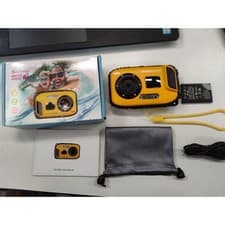 Image of Kids Waterproof Digital Camera 48MP Digital Video Camera 4X Digital Zoom UK
