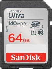 Image of SanDisk 64GB Ultra SDXC Card Class 10 UHS-I Memory Card 140MB/s Brand New