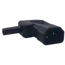 Image of Female 90 Degree IEC 320 C14 Connector DetAChable 250V