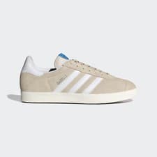 Image of Authentic Adidas Originals GAZELLE ® ( Men UK Sizes 10 12.5 13 ) Wonder White