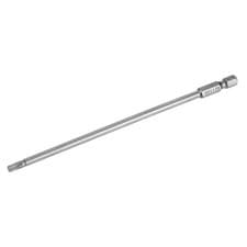 Image of 150mm Long 1/4" Hex Shank T20 Torx Security Star Screwdriver Bits S2 Bit