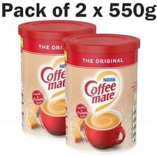 Image of Nestle Coffee Mate Original Creamer Whitener Smooth Creamy Taste Tub Pack 2x550g