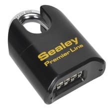 Image of Sealey Premier™ Steel Body Combination Padlock Shrouded Shackle 62mm