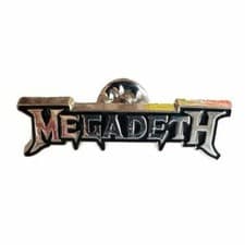Image of MEGADETH - BAND LOGO - ENAMEL LAPEL/HAT PIN - BRAND NEW - MUSIC 0178