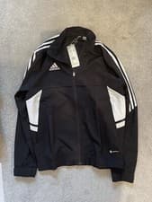 Image of Adidas Black Aero ready Track Top. Men’s Size Small.