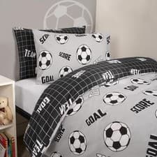 Image of Football Duvet Cover Set Reversible Kids Bedding Quilt Pillowcase Single Double