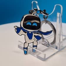 Image of Astro Bot Keyring Keychain - PlayStation PS5 Video Game Employee Promo